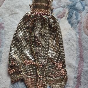 Gold Mesh W&D Accordion Wristlet